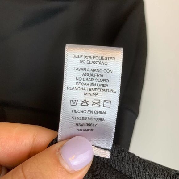 Shine Star Skirt Mini solid Black Pleated Skater Zip Up high waisted size L - Picture 8 of 9